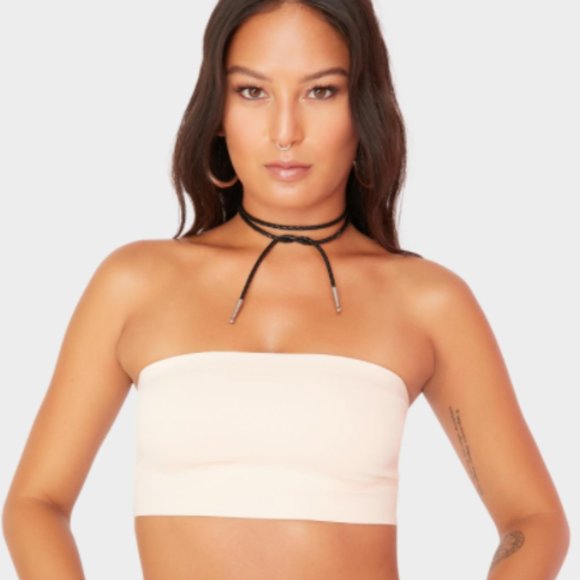 Free People Nina Neo Scuba Bandeau Bralette Blue S NWT - Picture 7 of 8
